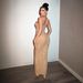 Women's Clothing Banquet Evening Dress Diamond Figure Revealing Tube Top Dress High End Light Luxury Niche Sexy Long Skirt_ecoleips.com
