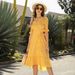 Self-designed European And American Clothing 2022 Summer Women's A-line Long Sexy Dress, Beach Dress_ecoleips.com