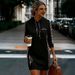 European And American Fashion Women's Leopard Patchwork Design Hooded Dress, Casual Loose Fit For Daily Wear 0052 Print_ecoleips.com
