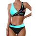 Women's Clothing New Large Size Printed Split Bikini Women Sports Swimsuit Women_ecoleips.com