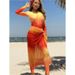 Aria Basics European And American Style One-piece Swimsuit With Sexy Cover-up Skirt Set, Slimming Beach Two-piece Set For Seaside_ecoleips.com