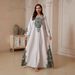 Women's Long Sleeved Elegant Long Robe Dress SW2601 European And American Cross Border Style in Stock_ecoleips.com