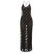 Women's Sexy See Through Dress Style Spring Side Slit Backless Slim Fit Hot Girl New Fashion_ecoleips.com