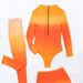Women's Clothing Three-Piece Wetsuit Surfing Suit Dyeing Print Swimwear Zipper Design For Swimming And Water Sports_ecoleips.com