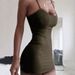 Women Dress For Evening Party Dress Sexy Slim-fit Solid Color Women Suspender Dress For Party_ecoleips.com