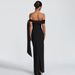 Women's Trendy Bodycon Maxi Dress Wrap-Around Ribbon Waist Corset Top 3 Colors S to L_ecoleips.com