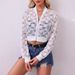 European American Cross-border And 2026 New Floral Lace Hollow Long-sleeve Jacket Women's Coat_ecoleips.com