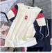 Fashionable Women's Sportswear Set 2025 Summer New Trendy Loose Slimming Short-Sleeve Wide-Leg Pants Two-Piece Outfit_ecoleips.com