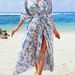 Lightweight Sun Protection, Sexy Wrap Design, Versatile Swimwear Companion For Women_ecoleips.com