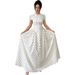 Polka Dot Women's Dress French Retro Style Waist Cinching Slimming Elegant Long Dress for Youthful Summer Fashion_ecoleips.com