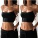 Summer Women's Solid Color Camisole Crop Top Backless Tank Top Sexy Fashionable Casual Loose Fit Streetwear For Spring Autumn_ecoleips.com