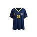 Women's Clothing Retro Fashion Letter Printing Casual Loose T Shirt Tops_ecoleips.com