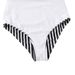 Women's Clothing One Piece Swimsuit V Neck Backless Sweet Striped Bikini Swimwear Regular Fit Summer Polyester Sexy Style_ecoleips.com