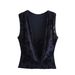 New Women's Fashion Flocked Silk Mesh Backless Top And Skirt Set30671343152530_ecoleips.com