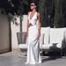 Verve Solid Color 2025 Spring Summer New Comfortable Soft Elegant Slim Fit Long Skirt For Women_ecoleips.com