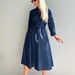 European And American Foreign Trade Cross-border French-style High-end Light Luxury Shirt Denim Dress, Fashionable_ecoleips.com