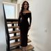 New Arrival Sexy Strapless Off Shoulder Dress Solid Color Mid Long Casual Party Dress For Women Evening Daily Wear Dress_ecoleips.com