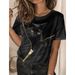 Women's 3d Dogs Cat Print T Shirt Fashion Womens Tees Tops Harujuku Kawaii Oversized Summer O-Neck Top Female Clothing 2024_ecoleips.com