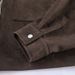 Women's Suede Blazer Jacket – Long Sleeve Zip-Up Faux Leather Coat For Fall/Winter (Brown, S/M/L)_ecoleips.com