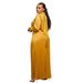 Women's Clothing Autumn And Winter Style Casual Shirt Top Wide Leg Pants Fold Two Piece Suit_ecoleips.com