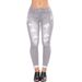 New Slim Fit Hip Lifting Small Foot Hole Women Jeans Manufacturer Spot_ecoleips.com