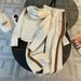 Women's Clothing Autumn Contrast Color Stitching Hooded Cardigan Jacket Wide Leg Pants Two Piece Suit Trendy_ecoleips.com