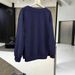Women's V-Neck Long Sleeve Sweatshirt – Style Casual Pullover (Dark Blue, XS-XXL)_ecoleips.com