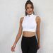 Cross Border Seamless Zippered Sports Bra Vest Backless Fitness Running Yoga Top Outerwear for Women_ecoleips.com