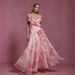 New Arrival French Retro Floral Print Asymmetrical One Shoulder Cinched Waist Casual Dress Women Spring Summer Daily Dress_ecoleips.com