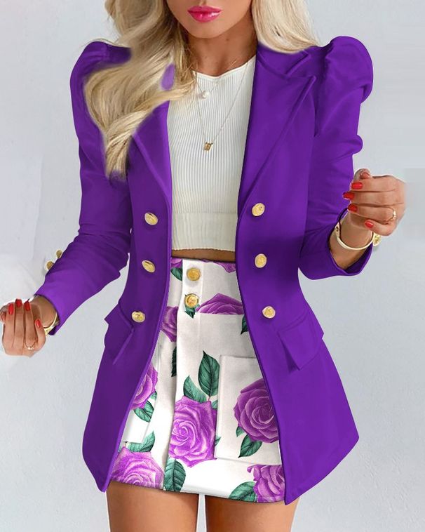 Women's Fashion Casual Suit Clothing Blazers_ecoleips.com