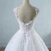 White Dress, Spring Sleeveless French-style Puffy Tulle Bridal Gown For Wedding And Engagement Parties, Backless With_ecoleips.com