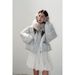 girl Girl NEIHE 2025 Fox Fur Collar 90% White Duck Short Women's Down Jacket Winter New Model 257211_ecoleips.com