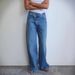 Women's Clothing Retro Street Fashion Waist Design High Waist Casual Loose Straight Jeans_ecoleips.com