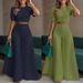 Elegant Casual Women's Outfit Set - Short Sleeve Top + Trousers (2-Piece, Polyester, Wrinkle-Free, S-3xl, Multiple Colors)_ecoleips.com
