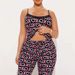 Summer Women's Casual Comfortable Home Camisole Vest Trousers Set With Lace Decoration_ecoleips.com