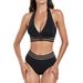Russian Women's Sporty Padded Swimsuit Hot Selling Two Piece Beachwear Sexy Design New Arrivals_ecoleips.com