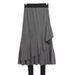 Women's Clothing Women's Large Size Irregular Two Piece Leggings Skirt 200 Pounds High Waist Fishtail Skirt Trousers_ecoleips.com