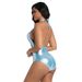 Women's Sexy Solid Color One Piece Swimsuit Swimwear Fashionable And Stylish Design for Aquatic Wear_ecoleips.com