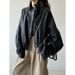 Yanshuang American Style PU Leather Jacket For Women, Autumn High-End Casual Versatile Cool Coat 79786_ecoleips.com