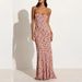 2024 Spring/Summer European And American Women's New Strapless Dress, Sexy Slim Fit Backless Floral Long Dress SU3445_ecoleips.com