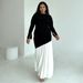 Sexy Long Maxi Dress, Classic Crew Neck, Long Sleeve, Elegant Ruched Detail, Skinny Slimming Silhouette, Stylish Evening Party Wear_ecoleips.com