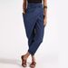 Trendy Asymmetrical Tie-Waist Wide Leg Pants – High-Waisted Culottes In Khaki/Black/Navy (S-Xxxl) | Breathable Poly-Viscose Palazzo Trousers_ecoleips.com
