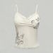 European American Style Women's Camisole Lace Trim Leopard Print Color Block Patchwork Slim Vest Y2K Sexy Hot Girl Inner Layer Top_ecoleips.com