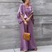 Women's Clothing V Neck Cotton And Linen Printed Tops And Trousers Casual Suits_ecoleips.com