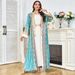 Women’s Clothing Women's New Robes Heavy Bead Pendants Fashionable Muslim Dresses_ecoleips.com