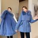 Women's Winter Parka Coat With Faux Fur Hood, Loose Fit Long Jacket, Warm Quilted Puffer Outerwear For Casual & Commute_ecoleips.com