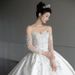 Elegant Satin Wedding Dress For Bride – French Vintage Strapless Ball Gown With Built-in Zipper Petticoat, Summer Bridal Gown_ecoleips.com