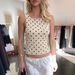 Women's Clothing 2026 Summer New Fashion Polka Dot Print Slim Fit Round Neck Sleeveless Top For Women Foreign_ecoleips.com