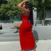 Women's Clothing Summer New Fashion Casual Vest High Waist Hip Long Skirt Ribbon Casual Two Piece Suit Women_ecoleips.com