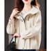 Short Trench Coat For Women, Spring And Autumn 2025 New Trendy Casual Fashion High-end Jacket Top_ecoleips.com